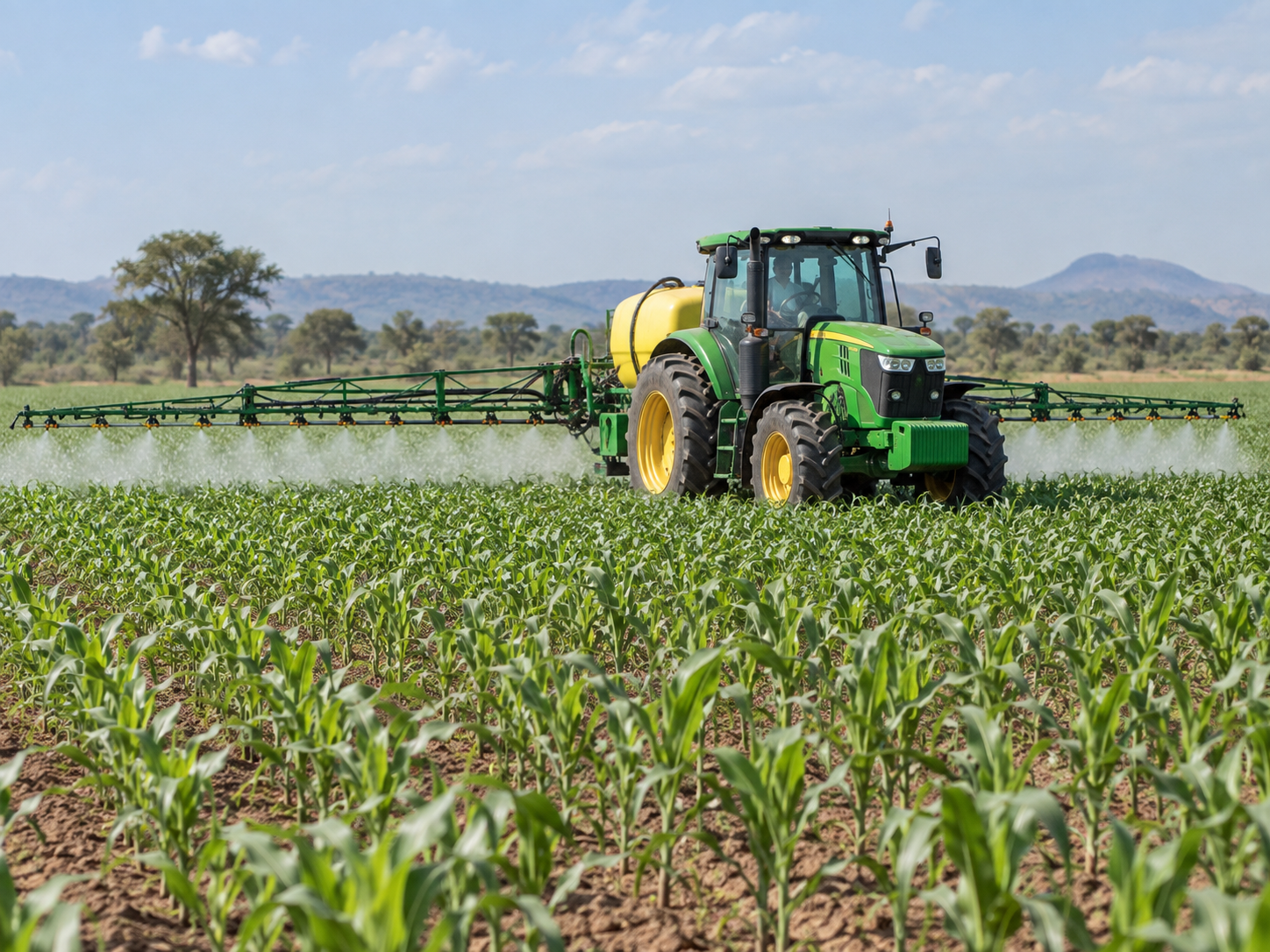 Pest Control — Boom Spraying